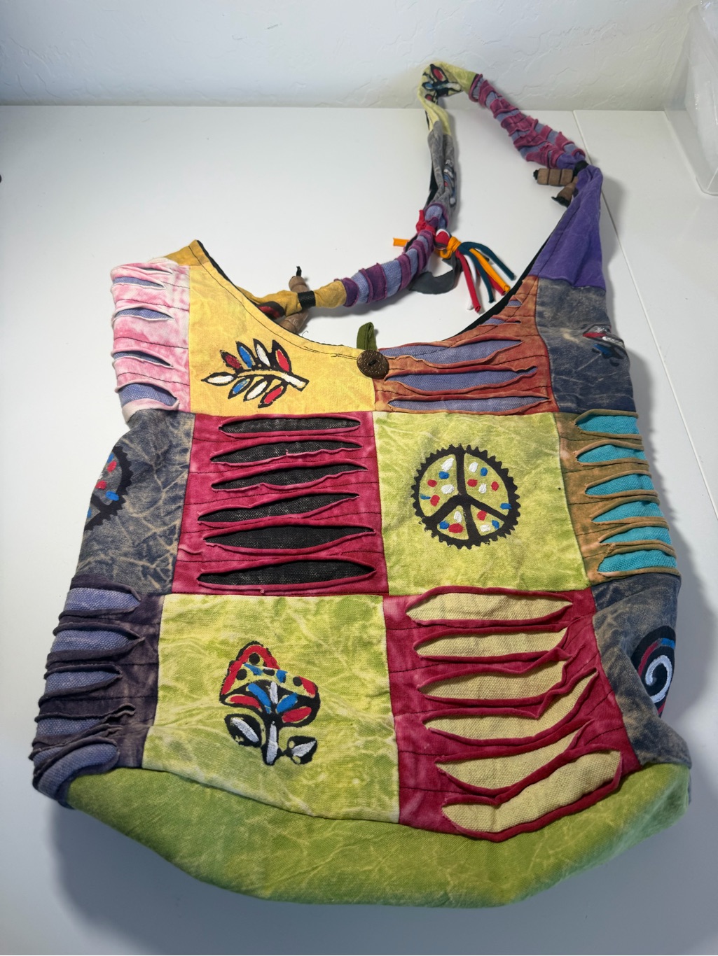 Boho Patchwork Multicolor Women’s Hobo Bag